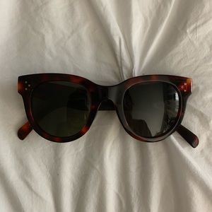 Celine Baby Audrey tortoise shell sunglasses